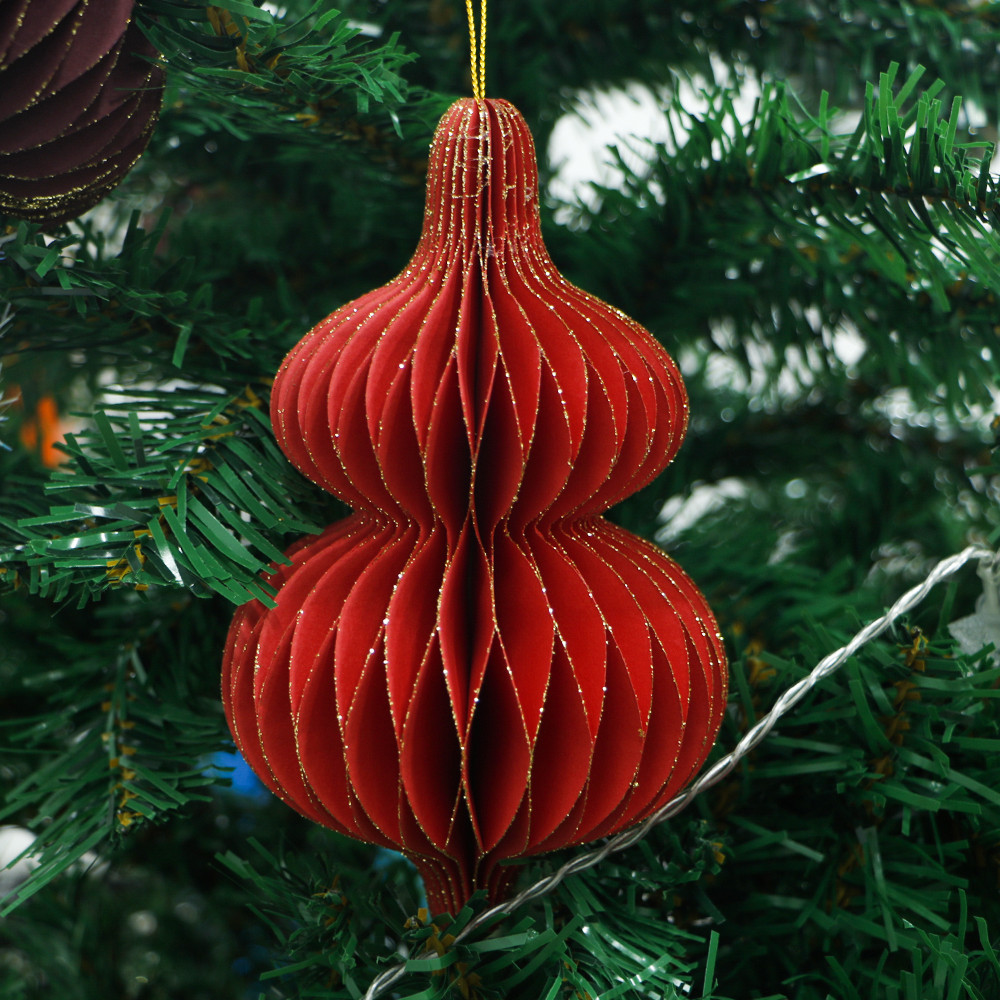 Gourd Shape Christmas Paper Honeycomb Ornaments-01.jpg